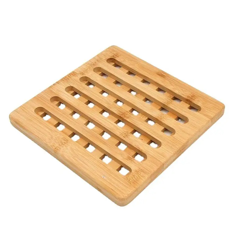 Coaster \\\\ bucătărie modernă pentru bucătărie rezistentă la bambus oală de bambus coaster
