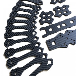 Prelucrare de tăiere CNC CNC personalizată din fibră de carbon