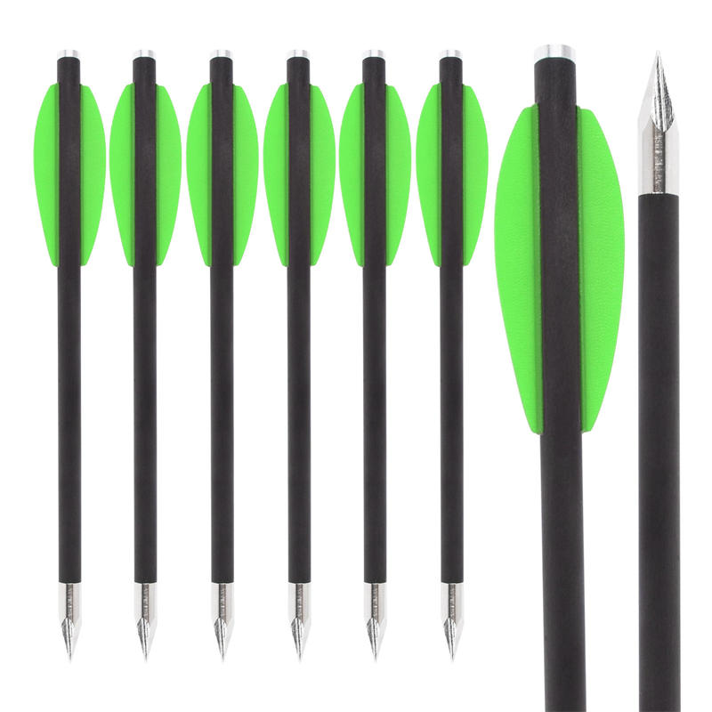 Șuruburi săgeată de carbon pentru arbaletă cu pistolul