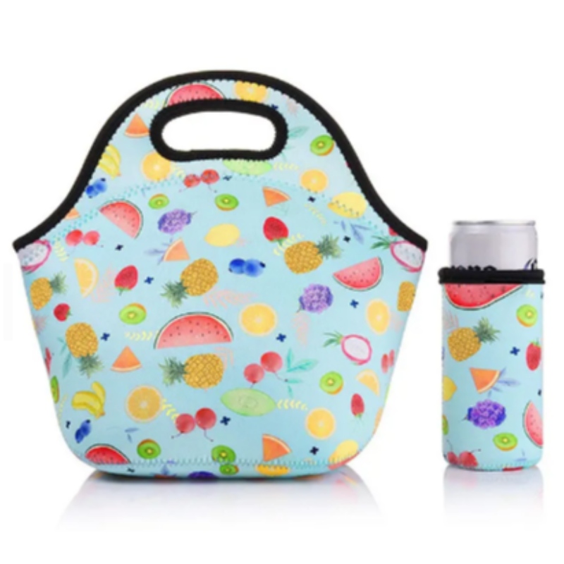 Preț cu ridicata preț personalizat tote geantă pentru copii cu cutie de prânz cu cutie de prânz geantă izolatăneopren pentru mâncare termică pentru prânz bag de răcire