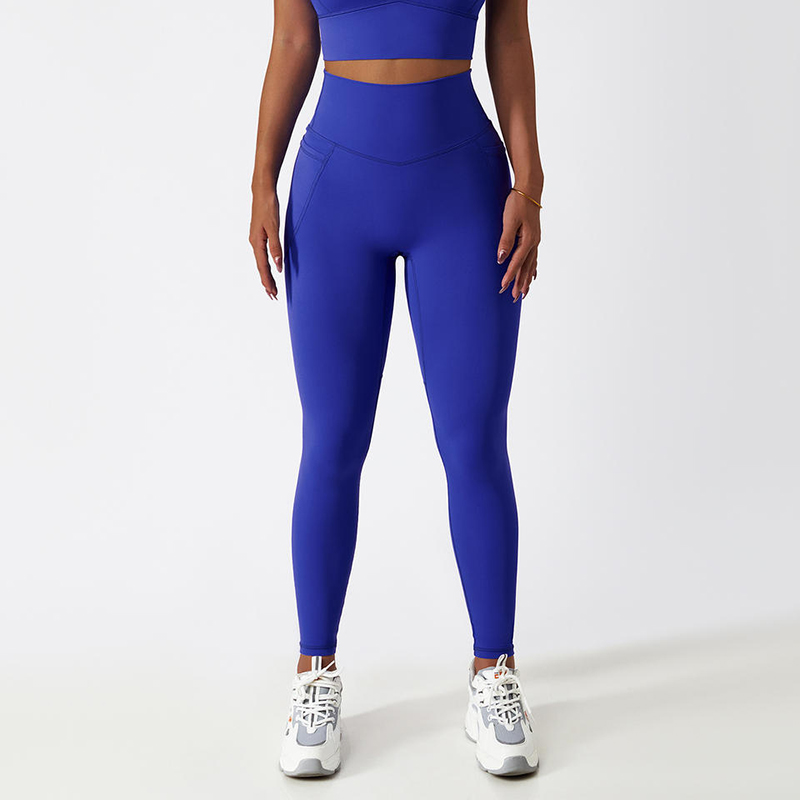 SC10116 Pantaloni de yoga sexy fără sudură cu buzunare pentru femei Legguri respirabile Fitness Yoga Leggings Pantaloni