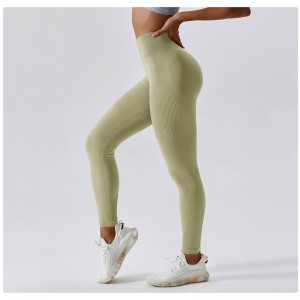 Sc11118 cu talie ridicată pentru femei scrâșnite fără probleme legging preț cu ridicata pantaloni de yoga cu talie mare