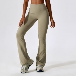 SC101110 Scrunch Butt Flare Leggings Pantaloni de yoga pentru femei Ridicând jambiere sportive Sporturi de yoga evacuați