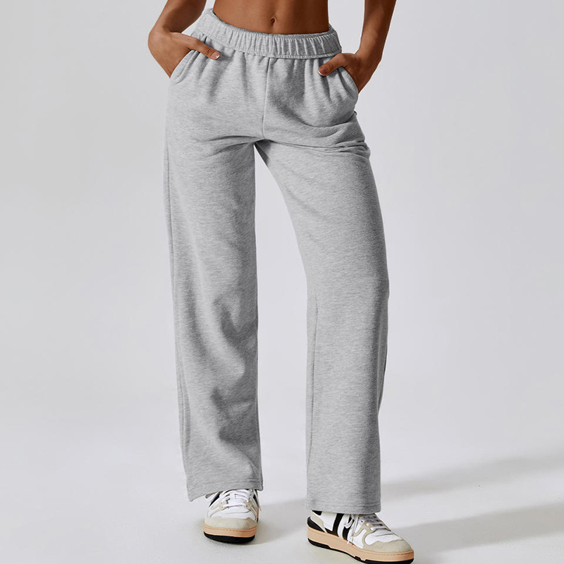 SC10128 OEM Design personalizat Logo Color Solid Downstring Baggy Sweat Pants Joggers Pantaloni pentru picioare Strate
