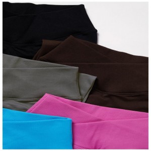 SC10122 Pantaloni de pradă Pantaloni pentru femei Ridicarea Yoga Leggings V Shape Womens Pantaloni Yoga Purtă Leggings Active Seamless