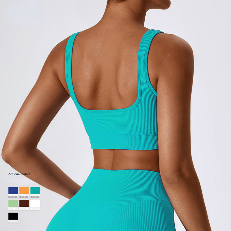 SC10131 Respirabil Push Up Exercițiu Antrenament pentru femei Yoga Sport Sutien Sutien Seamless U sutien sport