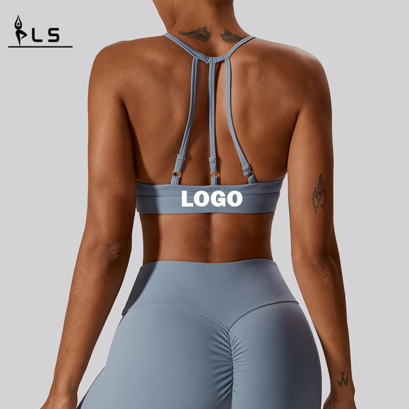 SC10183 Confort fitness yoga sutien reglabil sexy sutien halter doamne halter gât încrucișat sutien sport pentru femei