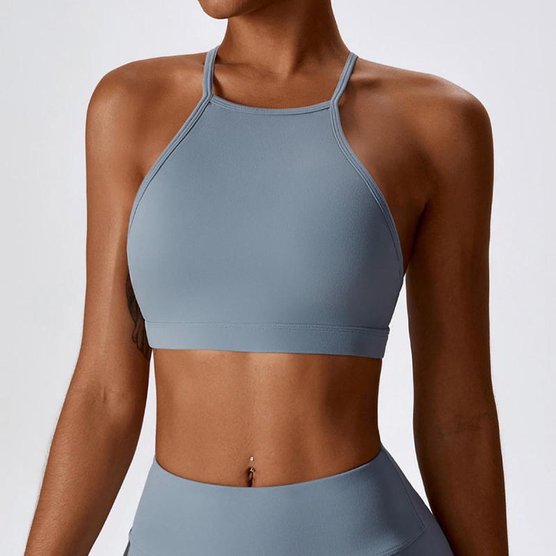 SC10183 Confort fitness yoga sutien reglabil sexy sutien halter doamne halter gât încrucișat sutien sport pentru femei