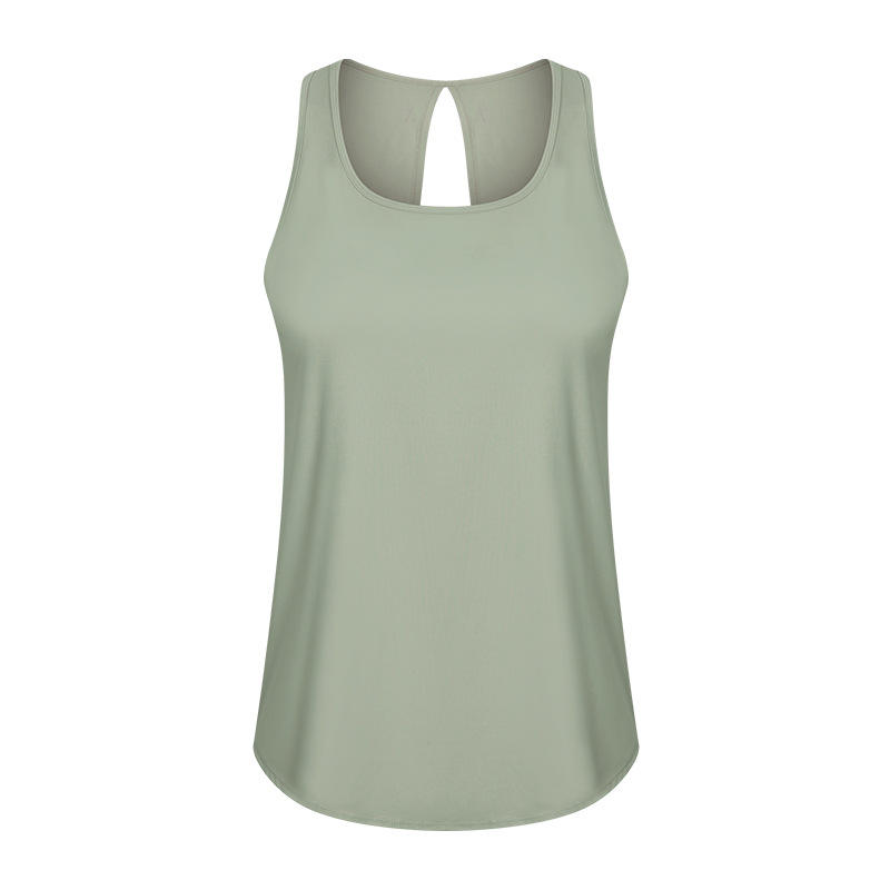 SC10253 Tops Rezervor rapid uscat Sport Sport Yoga Femei Yoga Tank Top Open Back Back