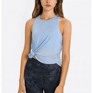 SC102512 Spring Fashion Bluză liberă Antrenament Hollow Tops Yoga pentru femei \\\\ Tank Top Womens Yoga Tank Top Deschideți înapoi