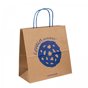 Custom Eco Friendly Brown Cumpărături pentru cadouri maro Takeaway Hârtie Kraft Packaging Packaging cu propriul logo Bolsas de Papel Kraft Geanta