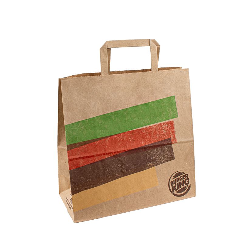 pungă de cumpărături de hârtie Kraft Ambalaj pentru hârtie personalizată cu pungă de hârtie cu logo cu mâner
