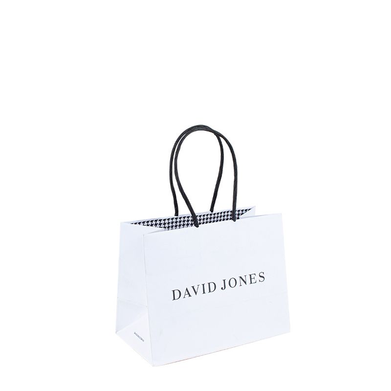 Geanta Kraft Bag de hârtie albă cu logo bomboane de hârtie personalizată cu logo cu logo
