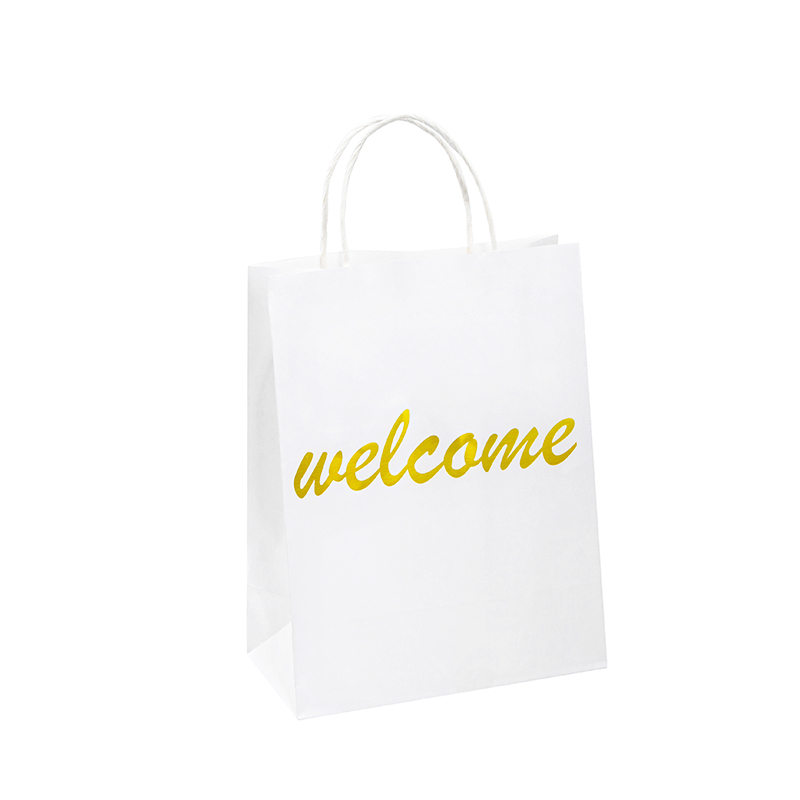 Vă mulțumim pungi de hârtie de hârtie promoțională pungă de hârtie de hârtie Kraft Bag de hârtie cu mânere Bag de hârtie Kraft