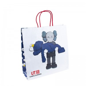 pungă de hârtie mâner pungi de hârtie maro designer de mâner pentru ambalaj cadou pentru pungi de hârtie