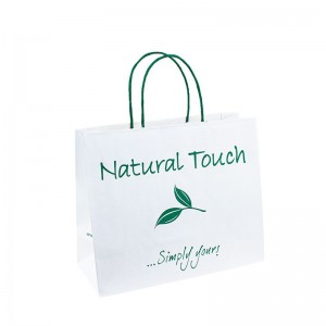 pungă de hârtie mâner pungi de hârtie maro designer de mâner pentru ambalaj cadou pentru pungi de hârtie