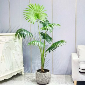 Plante artificiale cu preț scăzut Plante artificiale extrem de adaptabil, eficient din punct de vedere al costurilor, Palm Palm pentru furnizor de grădină, decor denuntă în aer liber