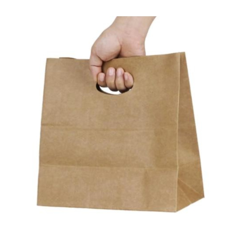 Cadouri fierbinți restaurant alimentar brutar Reciclabil matriță Mânerul maroniu China cu ridicata Printea de hârtie Imprimată Logo personalizat