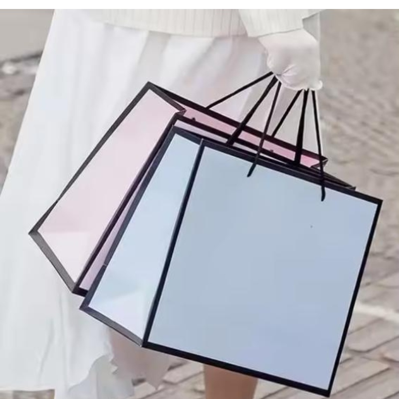 Geantă de ambalare cu amănuntul de lux personalizate Bolsas de Papel Shopping Shops