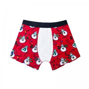 Logo personalizat Boxer respirabil pentru adulți de înaltă calitate, cu lenjerie pentru bărbați solizi pentru bărbați