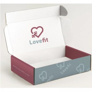 Logo -ul personalizat de lux tipărit carton pliabil kraft hârtie parfumuri haine pantofi bijuterii ambalaje transport ambalaj mailer cadou de Crăciun cutie