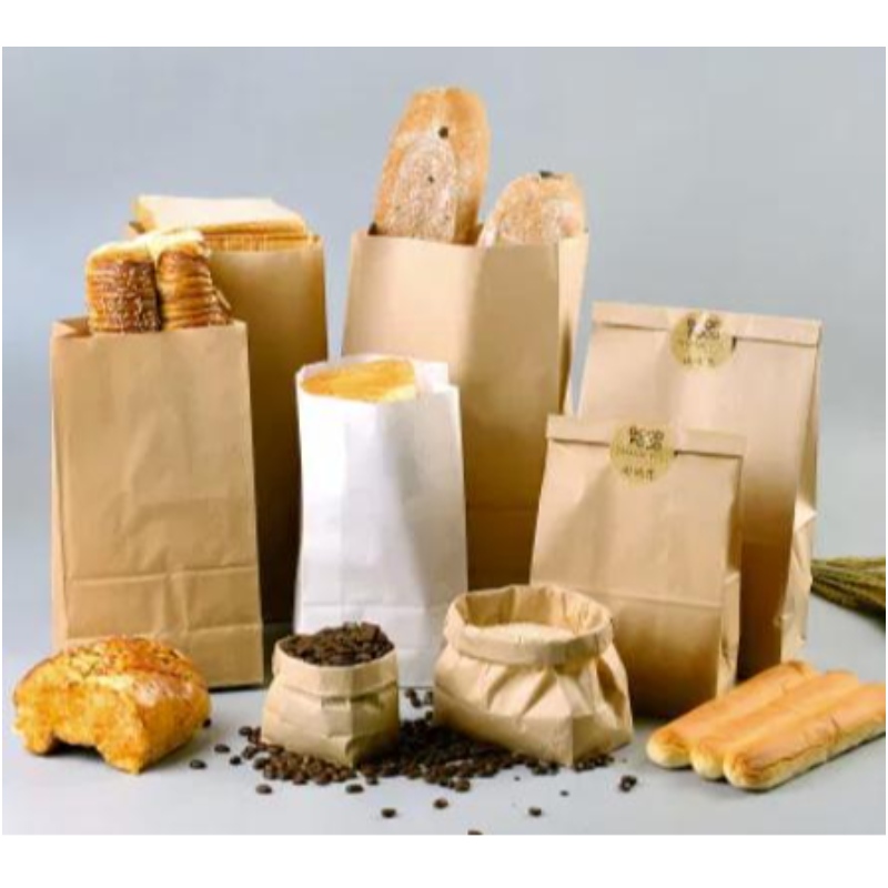 Gradul alimentar personalizat de înaltă calitate personalizat pentru hârtie pentru hârtie pentru a ambala pungi de ambalare a sacii de reciclare