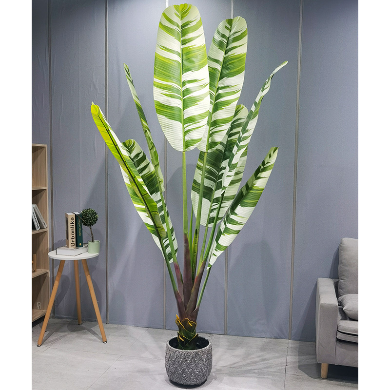 Plantă artificială simulantă Palm artificial arbore de banană Vivid pentru furnizor de grădină pentru decorațiuni denuntă decorațiuni de grădinărit