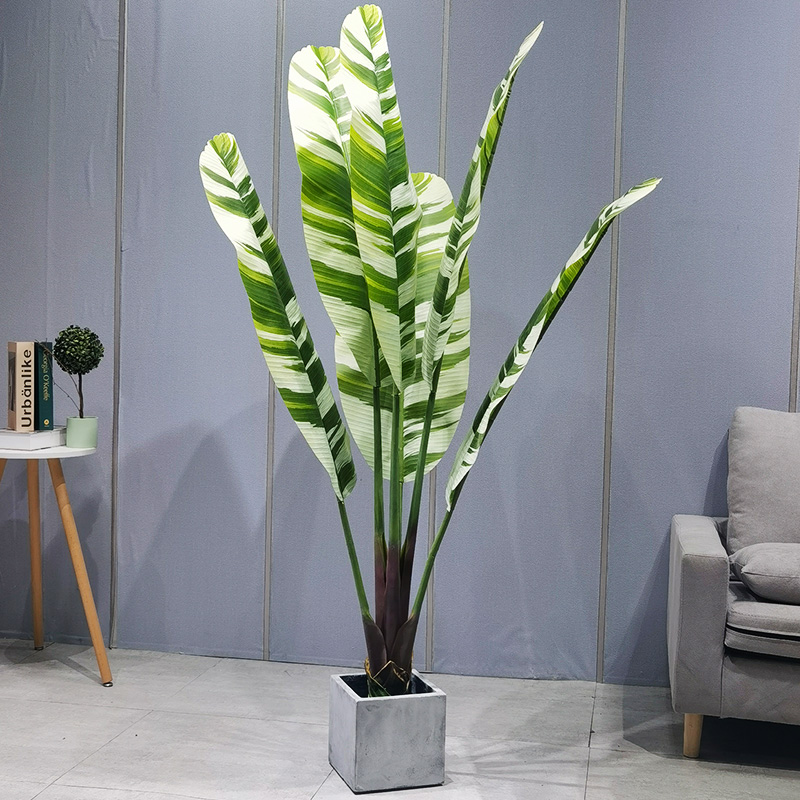 Plantă artificială simulantă Palm artificial arbore de banană Vivid pentru furnizor de grădină pentru decorațiuni denuntă decorațiuni de grădinărit