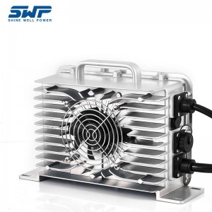 Încărcător de baterie de golf 48V încărcător de baterii cu baterie de golf încărcător cu baterie mare de mare putere încărcător de baterie 50A cu certificare FCC