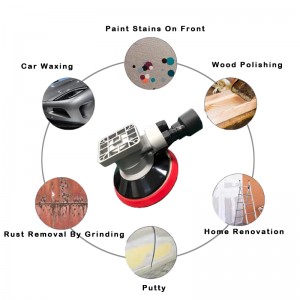 Sander mecanic pneumatic automat Sander mecanic 3/4/5/6 inch \\\\ Mașină de lustruitnsquare