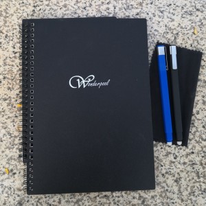Notebook în spirală reutilizabilă -Jurnale de reciclabilitate pentru reculurinegre de reutilizare