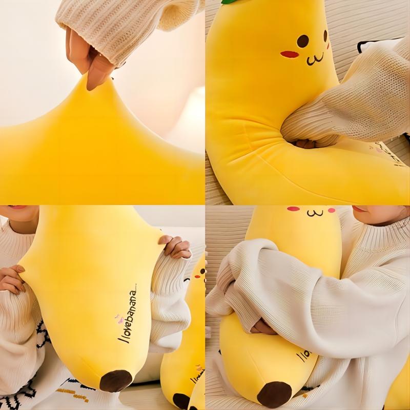 Pernă de pluș cu banane