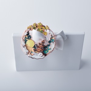 Insigna de sticlă lacuită personalizată, taxa de probă gratuită, potrivită pentru colectare, farmece de ecuson de metal din aur, pin, placare