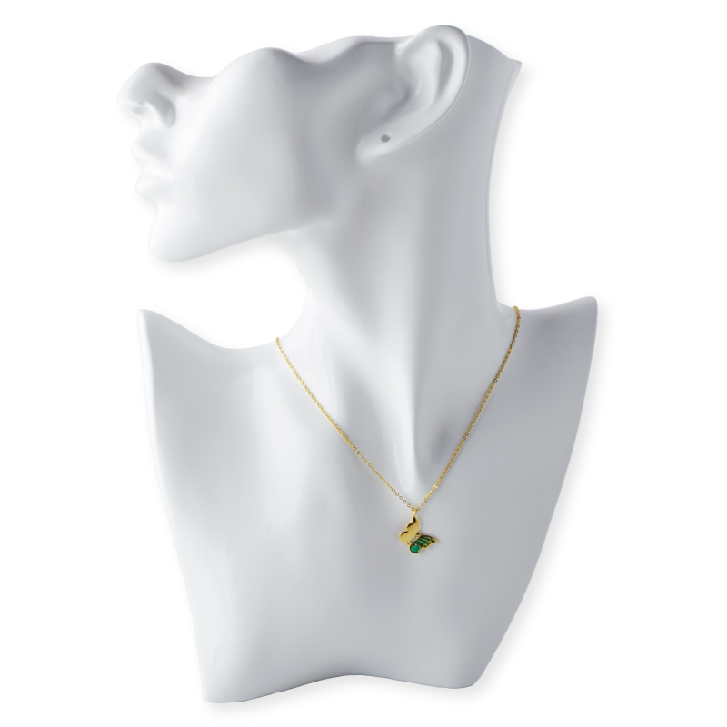 Colier pandantiv cu stanga fluture 45 5 cm