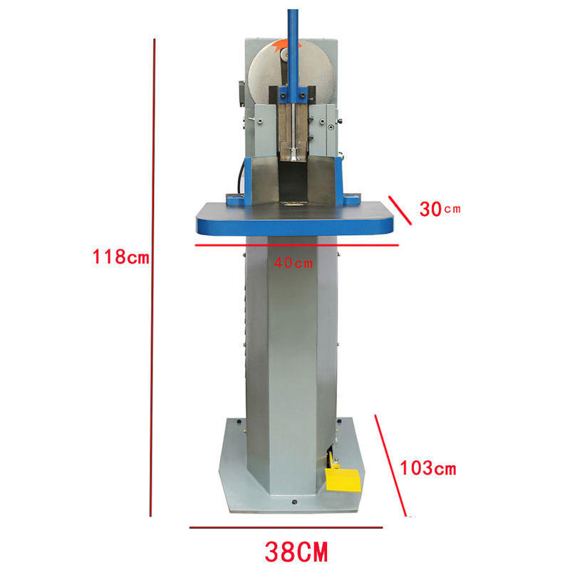 JR-S400 Mașină electrică de tăiat colț vertical cu platformă mare Dispozitiv de tăiat colț rotund