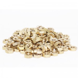 piulițe hexagonale din alamă