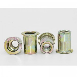 zinc-piulițănituită placată colorată cu cap înecat