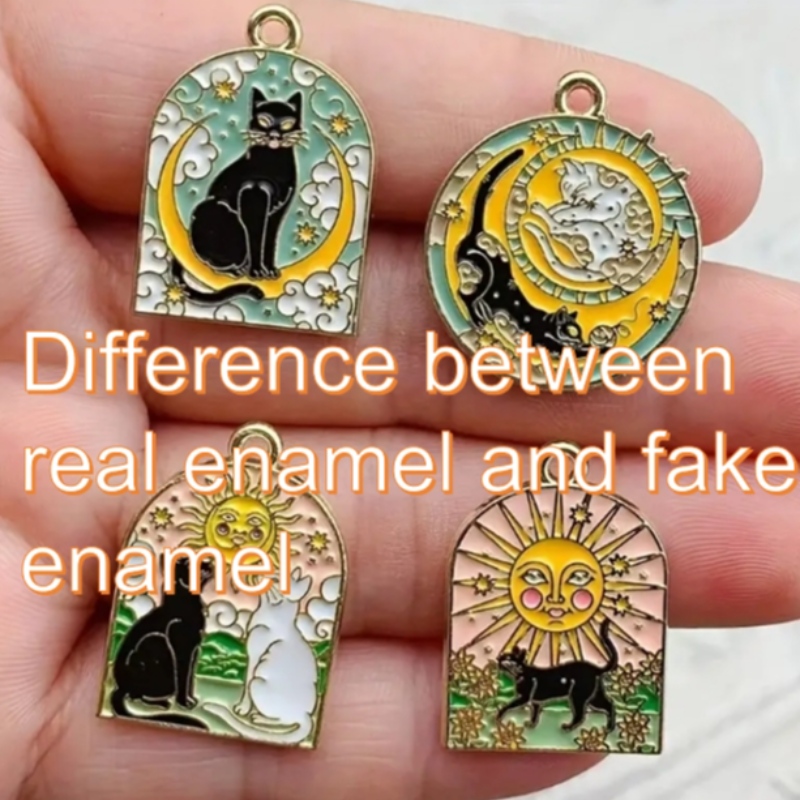 Diferența dintre smalț real și smalț fals