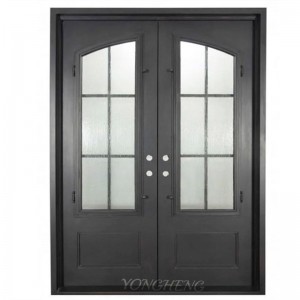 Ușă de intrare din fier forjat francez