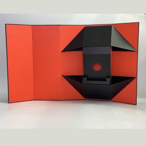 Cutie pliabilă sofisticată pentru vin roșu șinegru