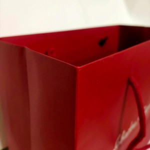 Geantă Kraft de lux, roșu vibrant