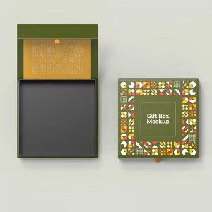 Flip personalizat-sus Cutie cadou Kraft