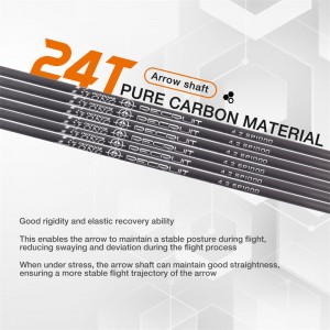 ID4.2mm SP300-1500 săgeți de carbon pentru tragere țintă