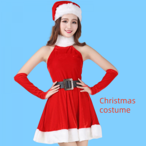Costum de Crăciun, ancoră feminină celebritate pe internet\\Costumul lui, cosplay Sexy Bunny Girl Tinkfit, Costum de performanță, Christmas Battle Robe,numărul articolului 325 Preț: ＄ 133.99