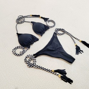 Sexy două - Bikini bucate pentru fete fierbinți. Stil triunghi, dublu - Culoare pe față - blocare. Costum de baie pentru bikini de plajă, trei - Point Style 8826 Preț:$79.99