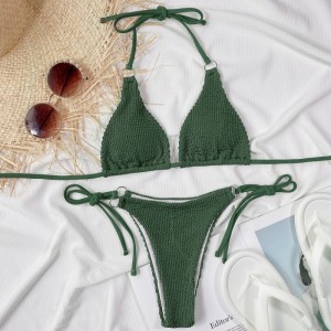 NOU 2025 de baie. European și american-stil sexy două-bucăți de baie bikini pentru femei. Bikinis de comerț exterior elegant pentru en -gros 8818 Preț:$79.99