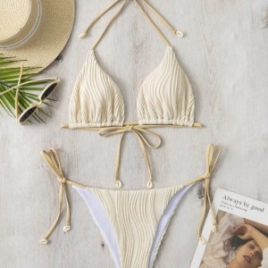 2025 Solidul comerțului exterior european și american solid-Culoarea lace două-piesă bikini sexy pentru femei, trei-costum de baie pentru fete fierbinți 8940 Preț:$79.99