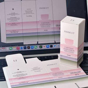 Cutie de parfum de eleganță pastelată