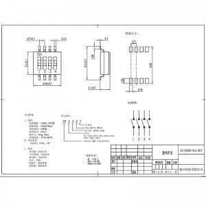 DIP SWITCH DSHS-04-SGT, modul de recepție a semnalului pentru echipamente de automatizare auto