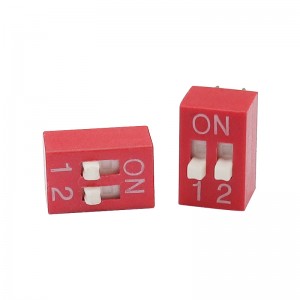 Dip comutator XZ-Dse-02RGA, comutator de dip 2p pentru module de primire a semnalului în câmpul echipamentelor de automatizare auto